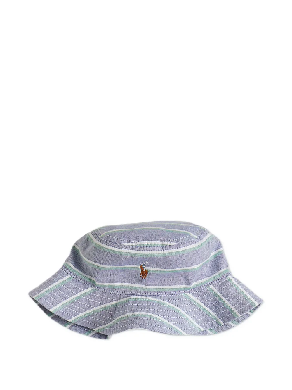 POLO RALPH LAUREN KIDS ストライプ ロンパース セット | ブルー