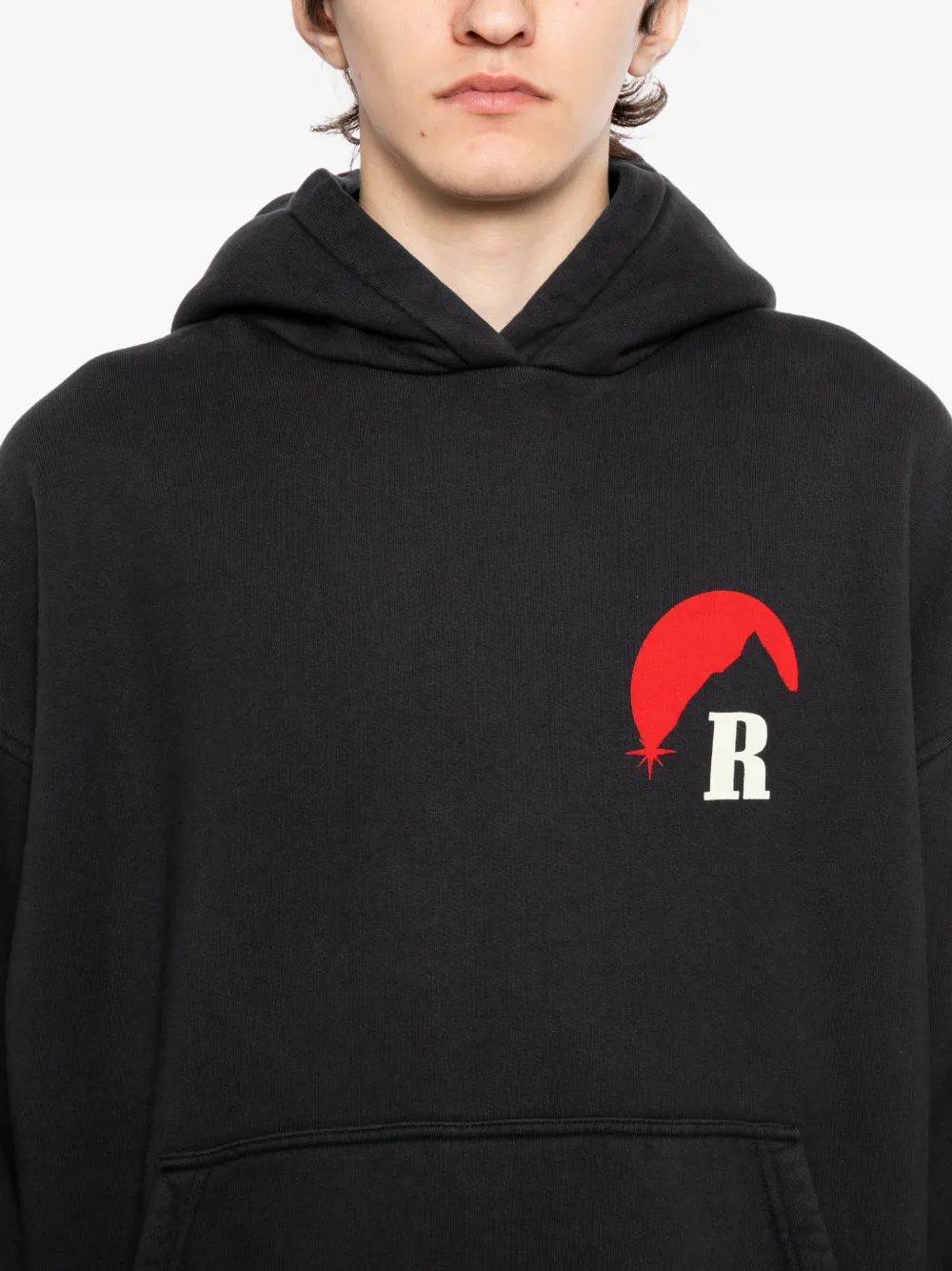 RHUDE Moonlight Regatta hoodie Zwart