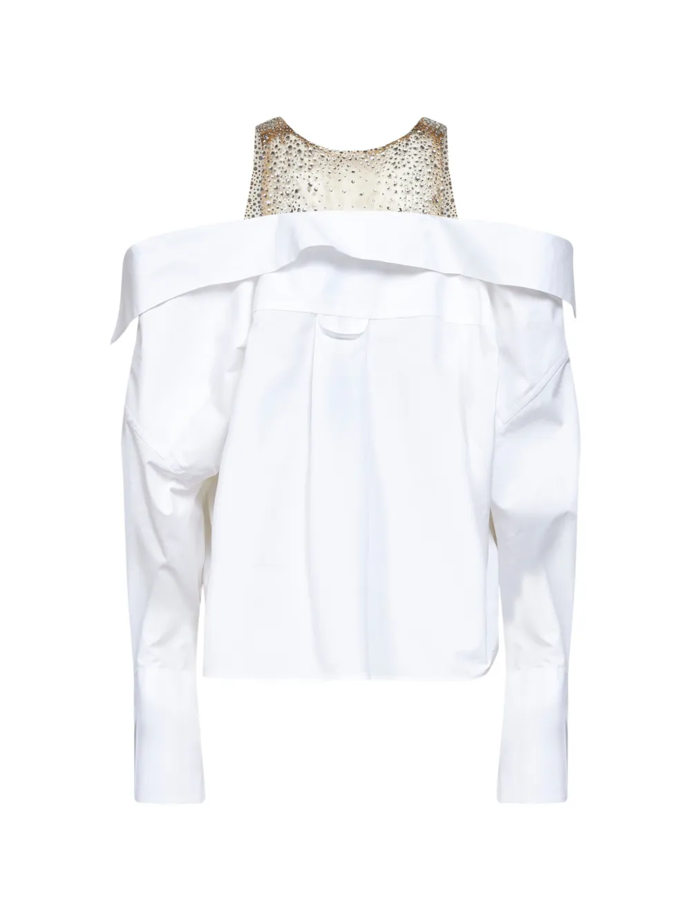 Crystal Off-The-Shoulder Blouse