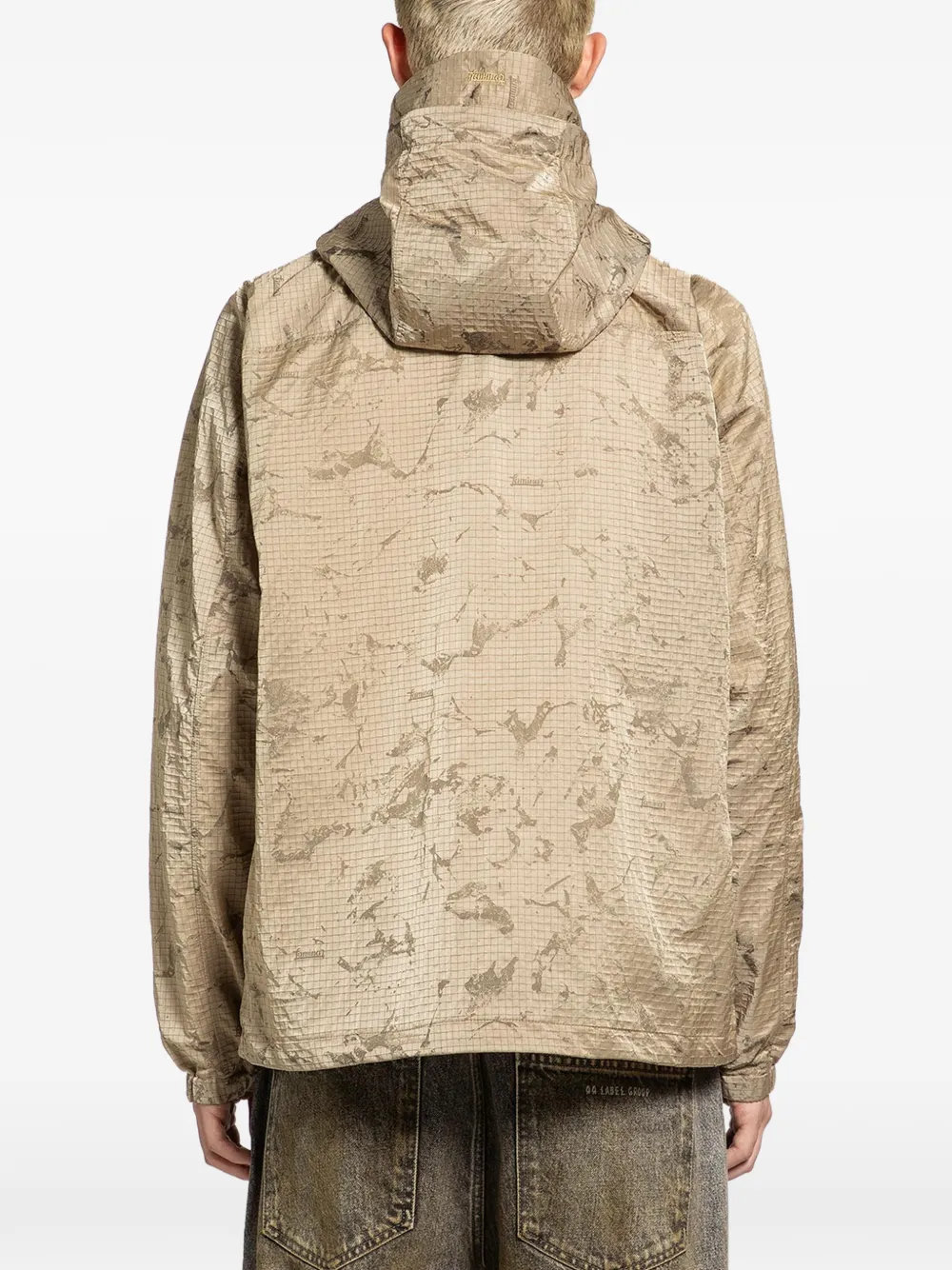  Laminar Hooded Short Jacket - Neutrals 