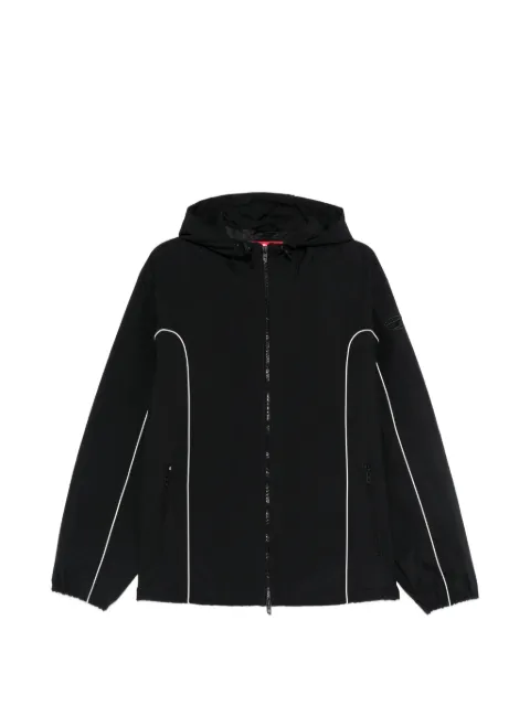 Diesel hooded zip-fastening jacket