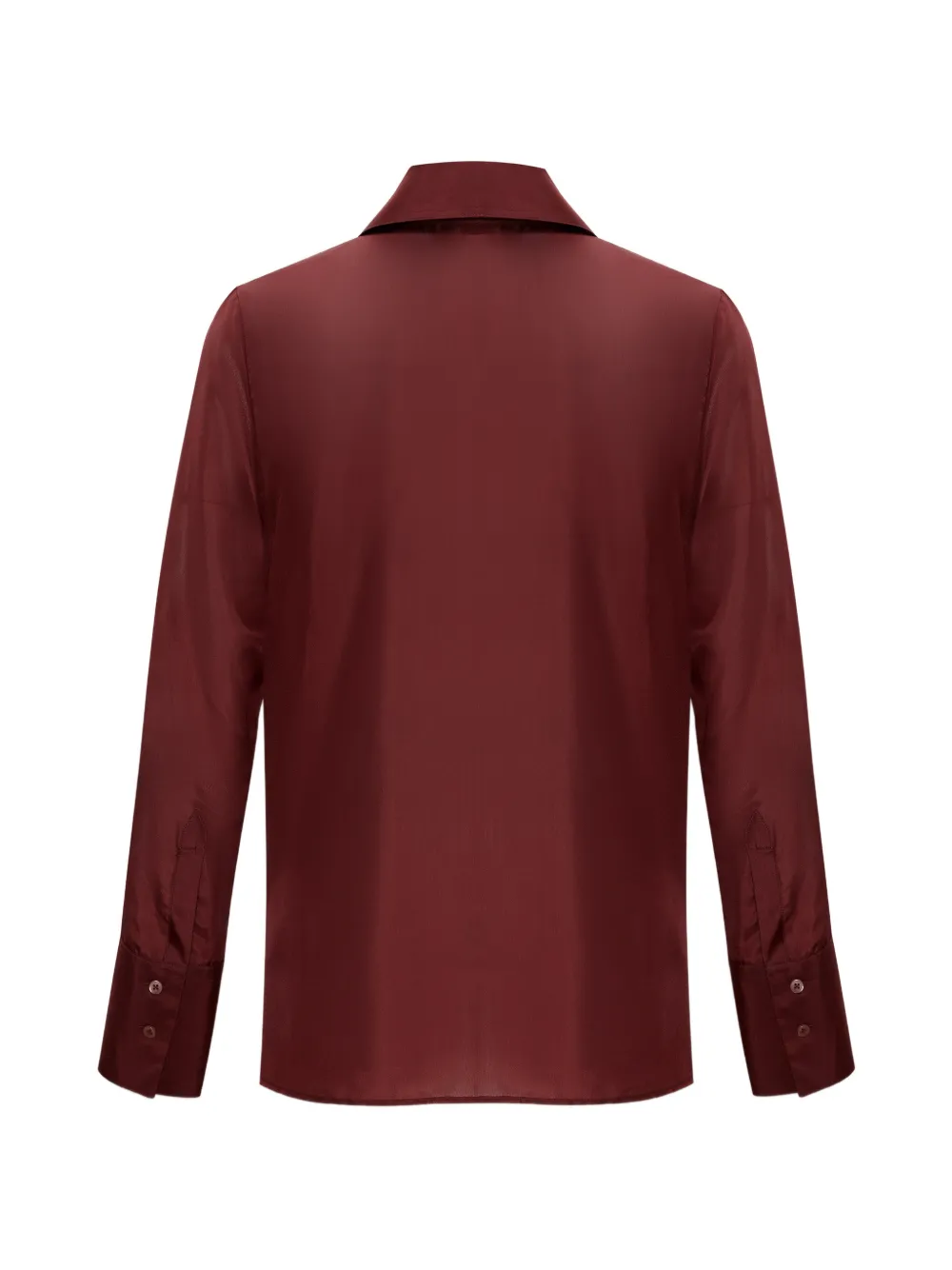 OCCLEUS Charli zijden blouse Rood