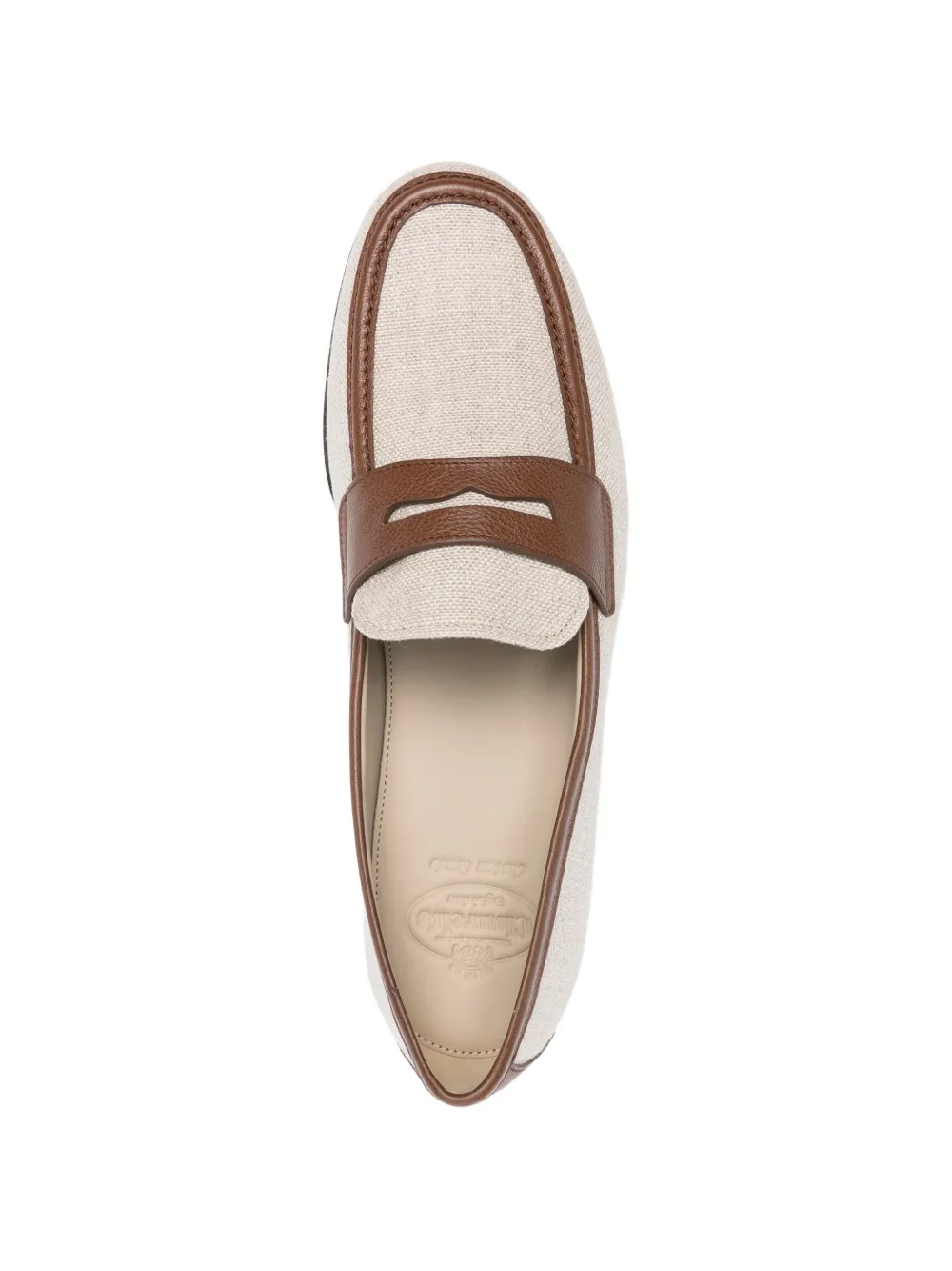Church's Loafers met leren afwerking en vlakken Beige