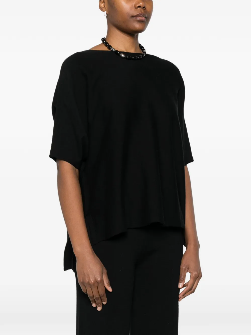  Philo-sofie Asymmetric Shirt - Black 