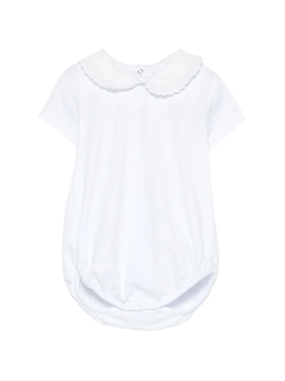 Siola ruffled-detail body - Bianco
