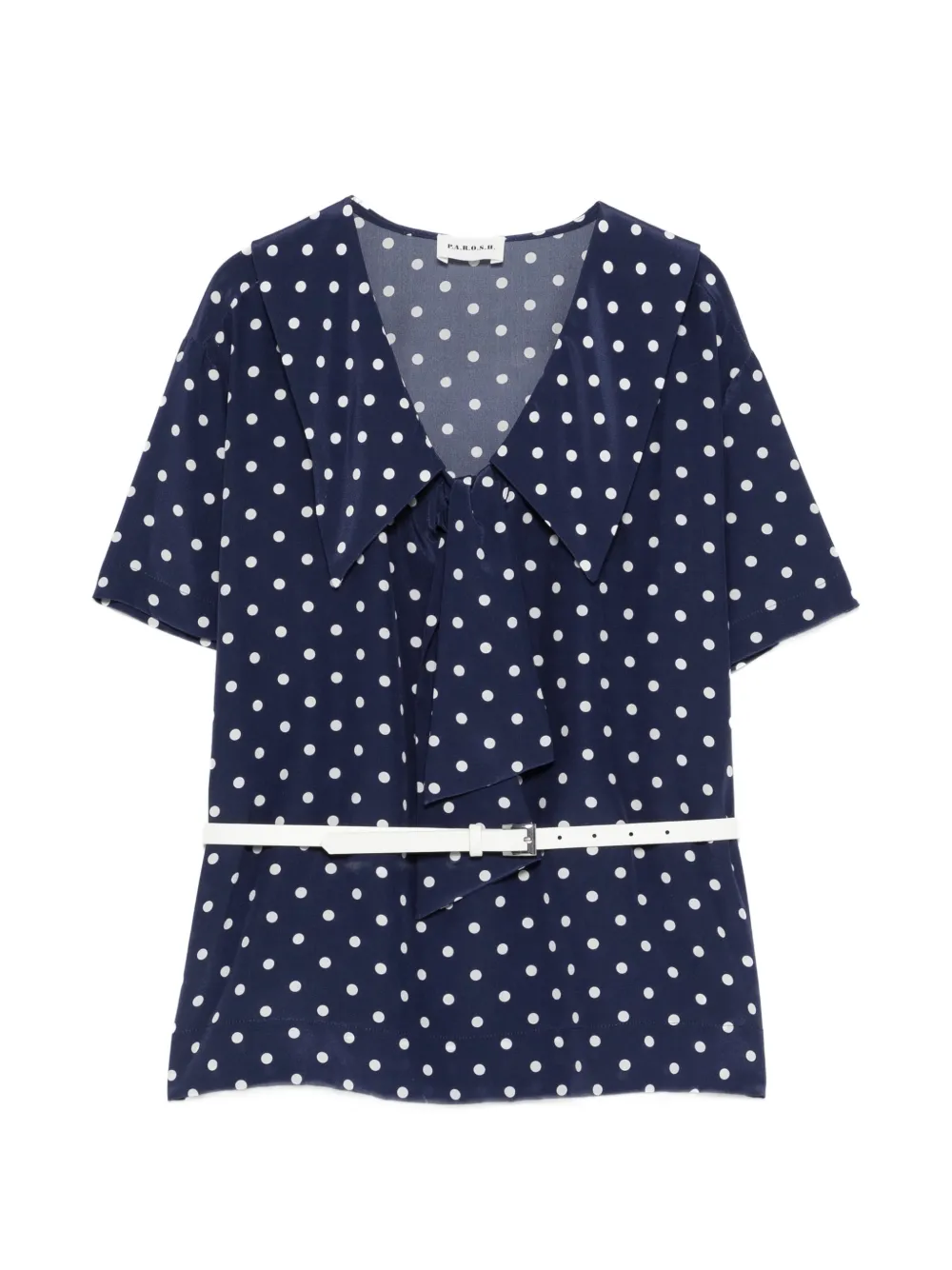 P.A.R.O.S.H. Sbillo polka-dot blouse - Blu