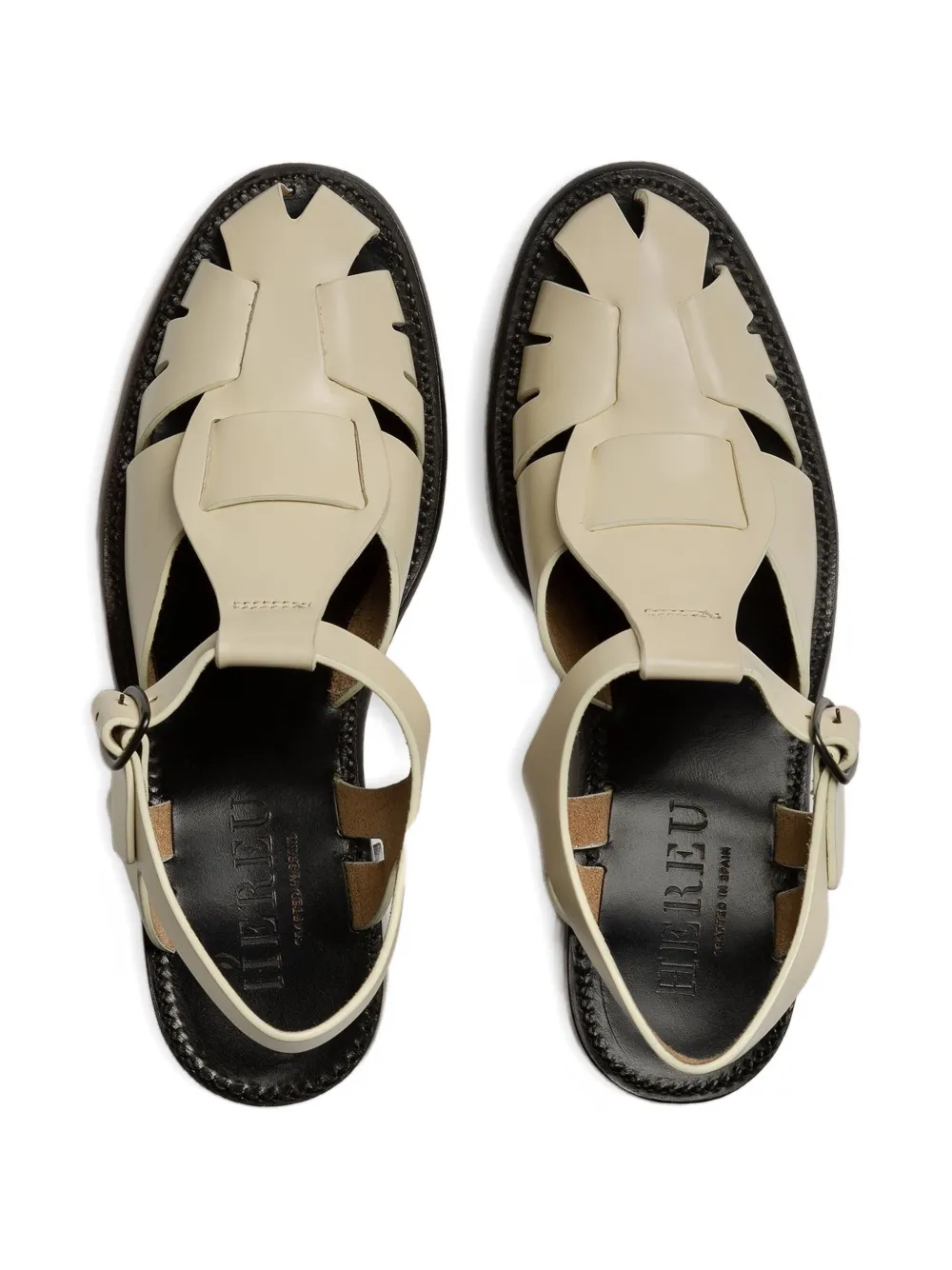 Hereu PESCA sandalen met hak Beige
