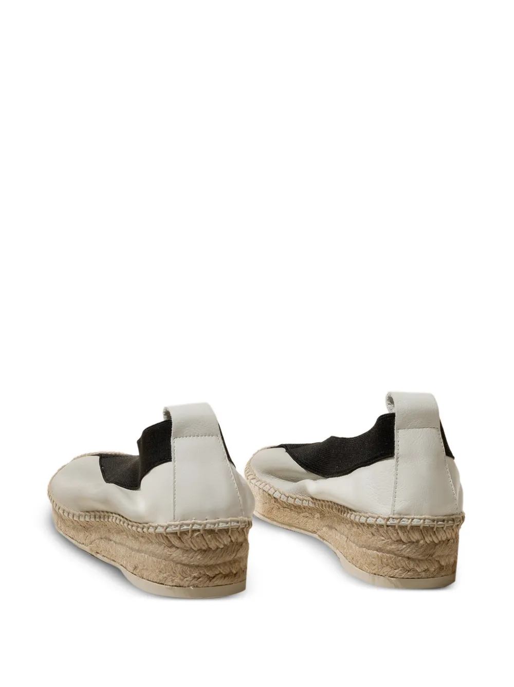 Hereu HORTA elastische espadrilles met ronde neus Wit