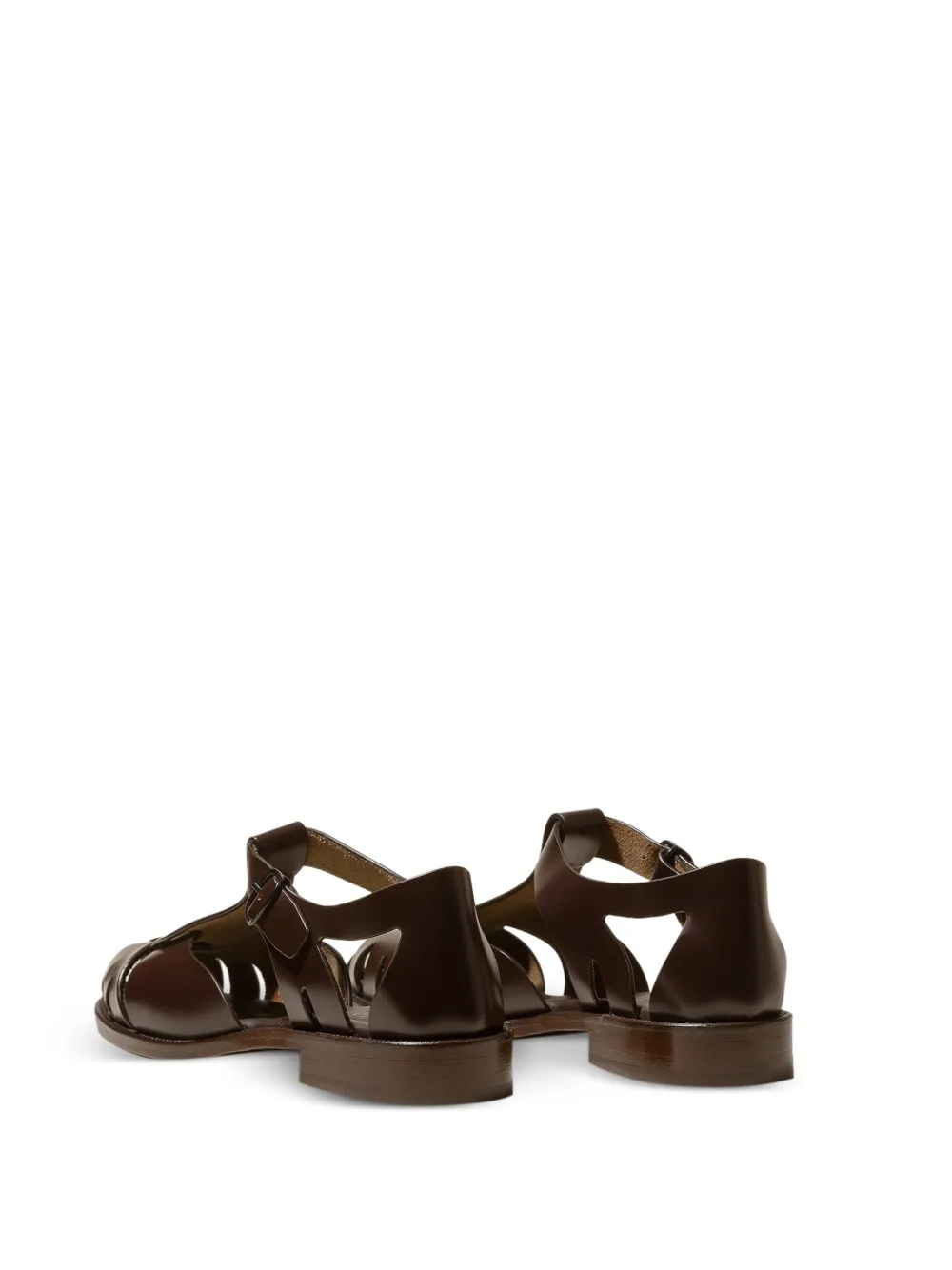 Hereu PESCA sandalen met ronde neus Bruin