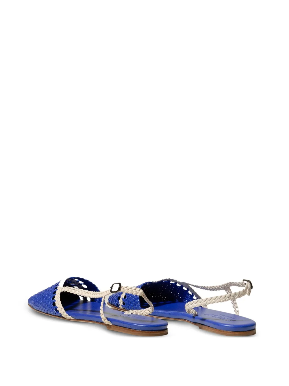 Hereu RONDAIA asymmetrische geweven sandalen Blauw
