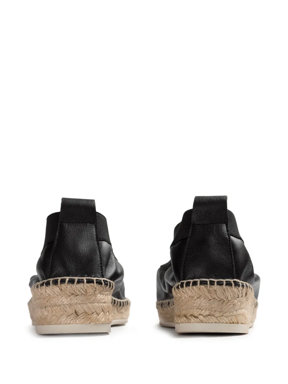 Hereu HORTA elastische espadrilles met ronde neus Zwart