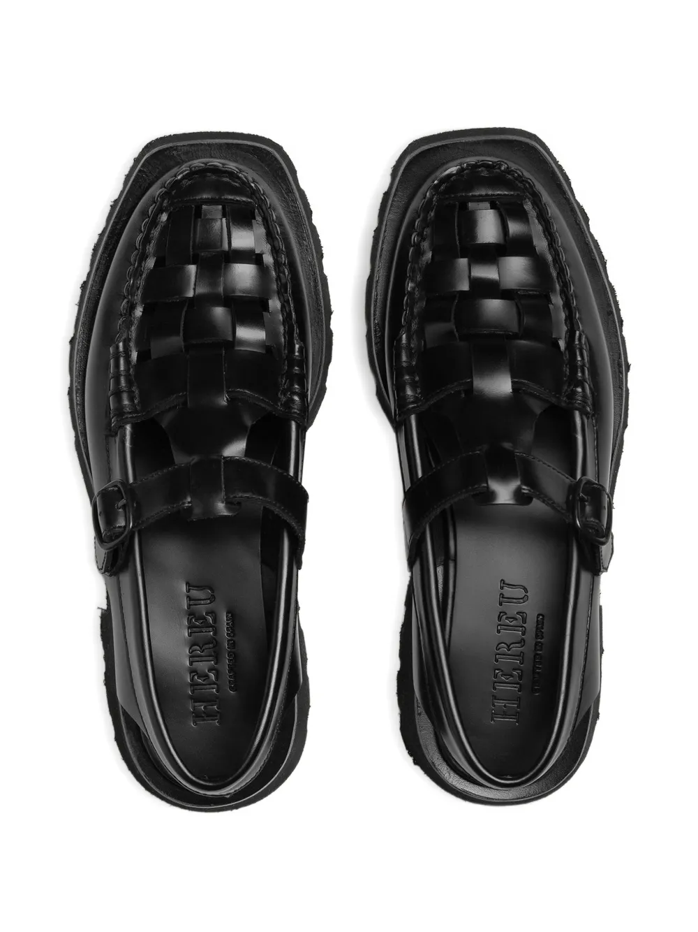 Hereu CRANC SPORT slingback loafers Zwart