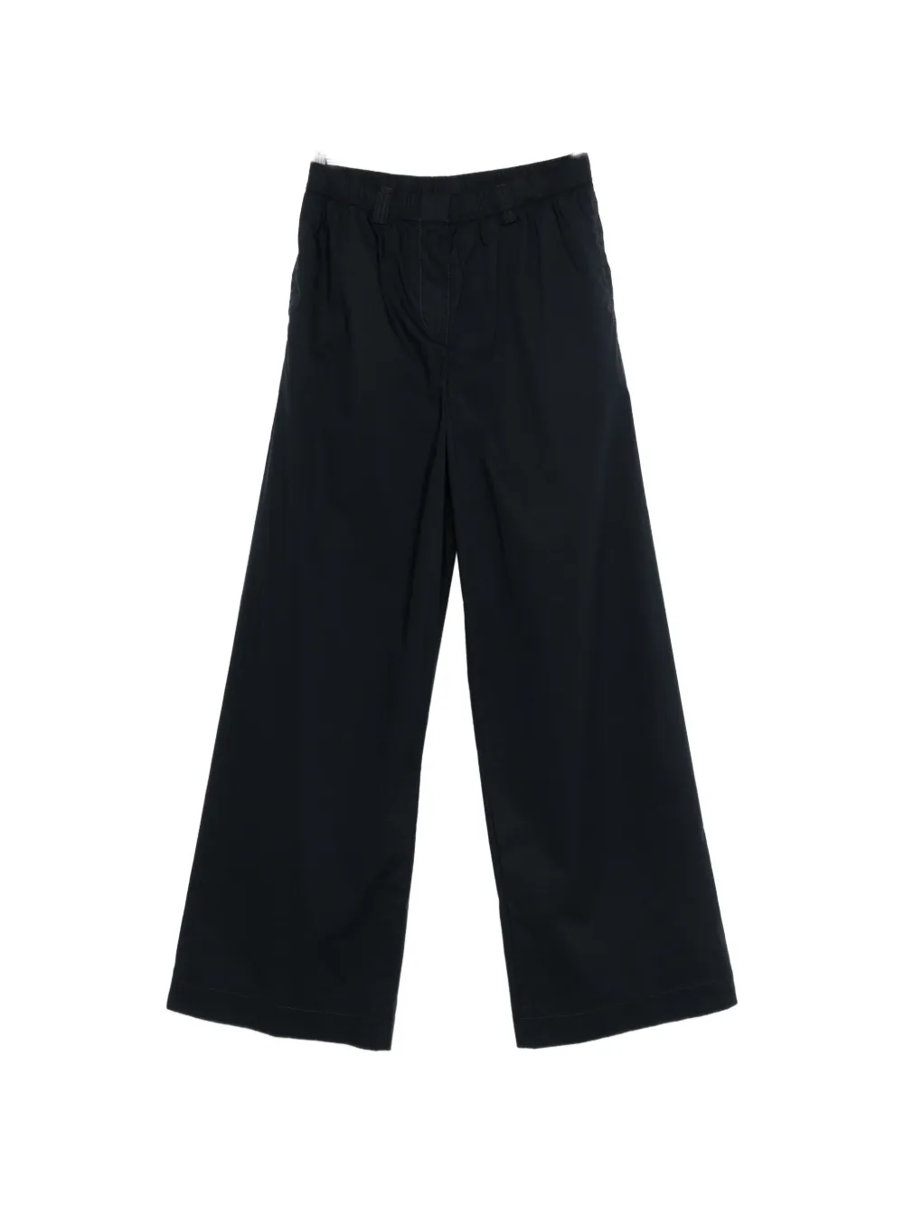 Aspesi Elasticated Trousers In Black