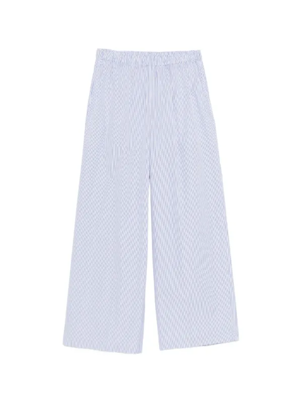 ASPESI Striped Trousers in White