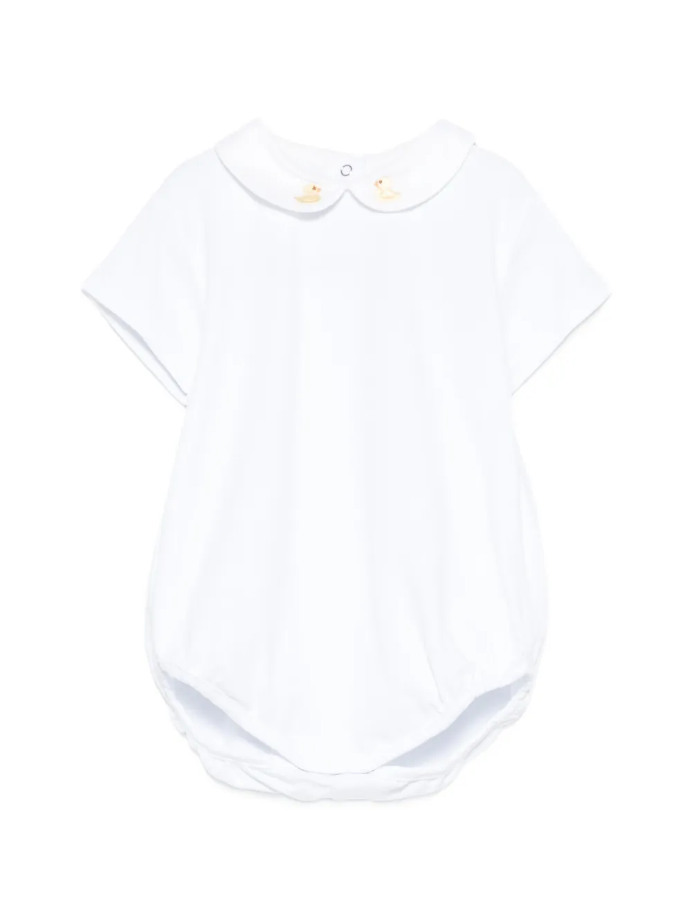 Siola duck-embroidery body - Bianco