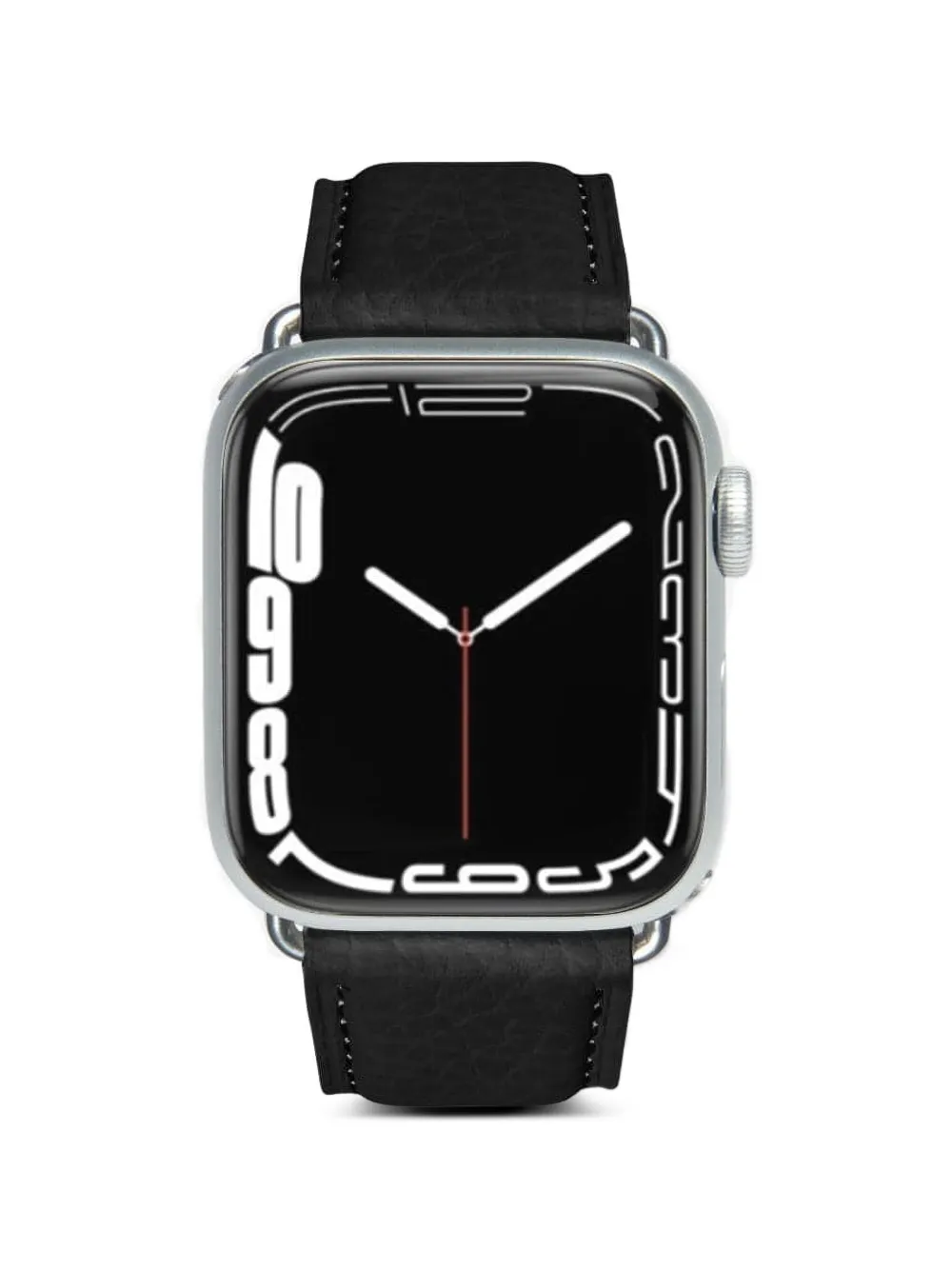 MAISON de SABRÉ Apple Watch grained polished metal watch accessory - Nero