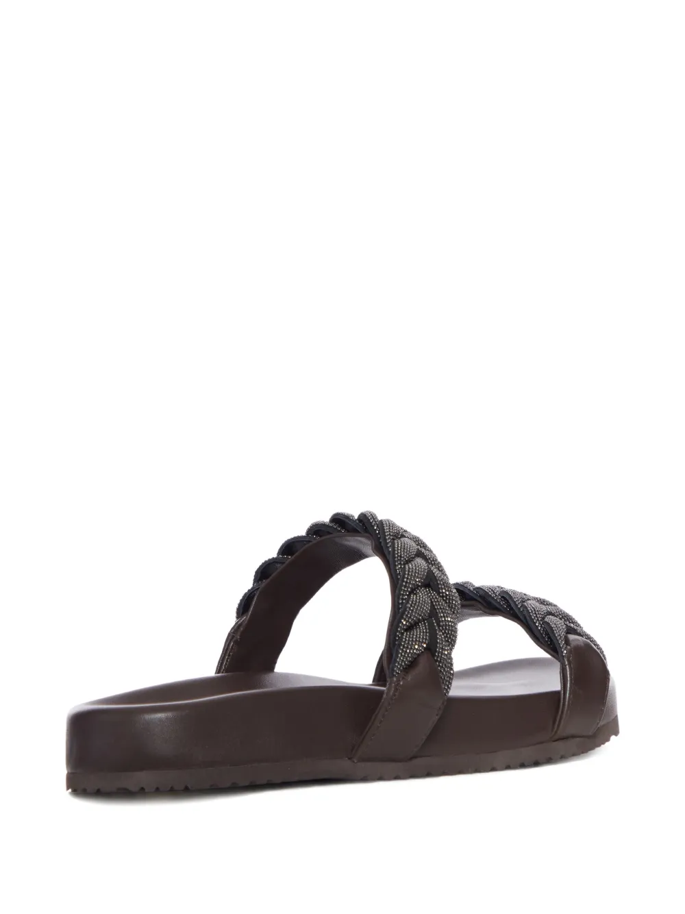 Brunello Cucinelli braided sandals Bruin