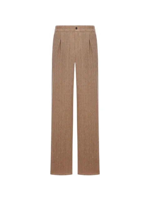 Giorgio Armani pleated linen trousers