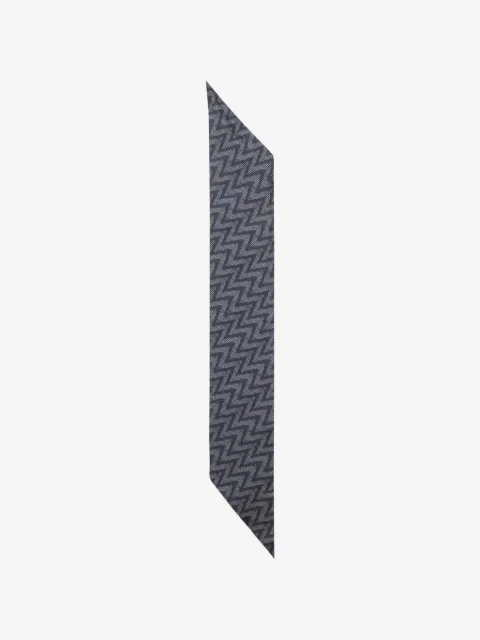 Giorgio Armani zig zag scarf