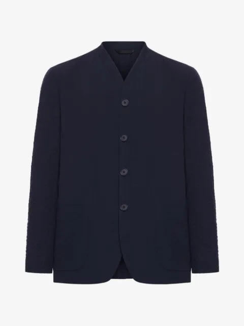 Giorgio Armani mandarim-collar jacket
