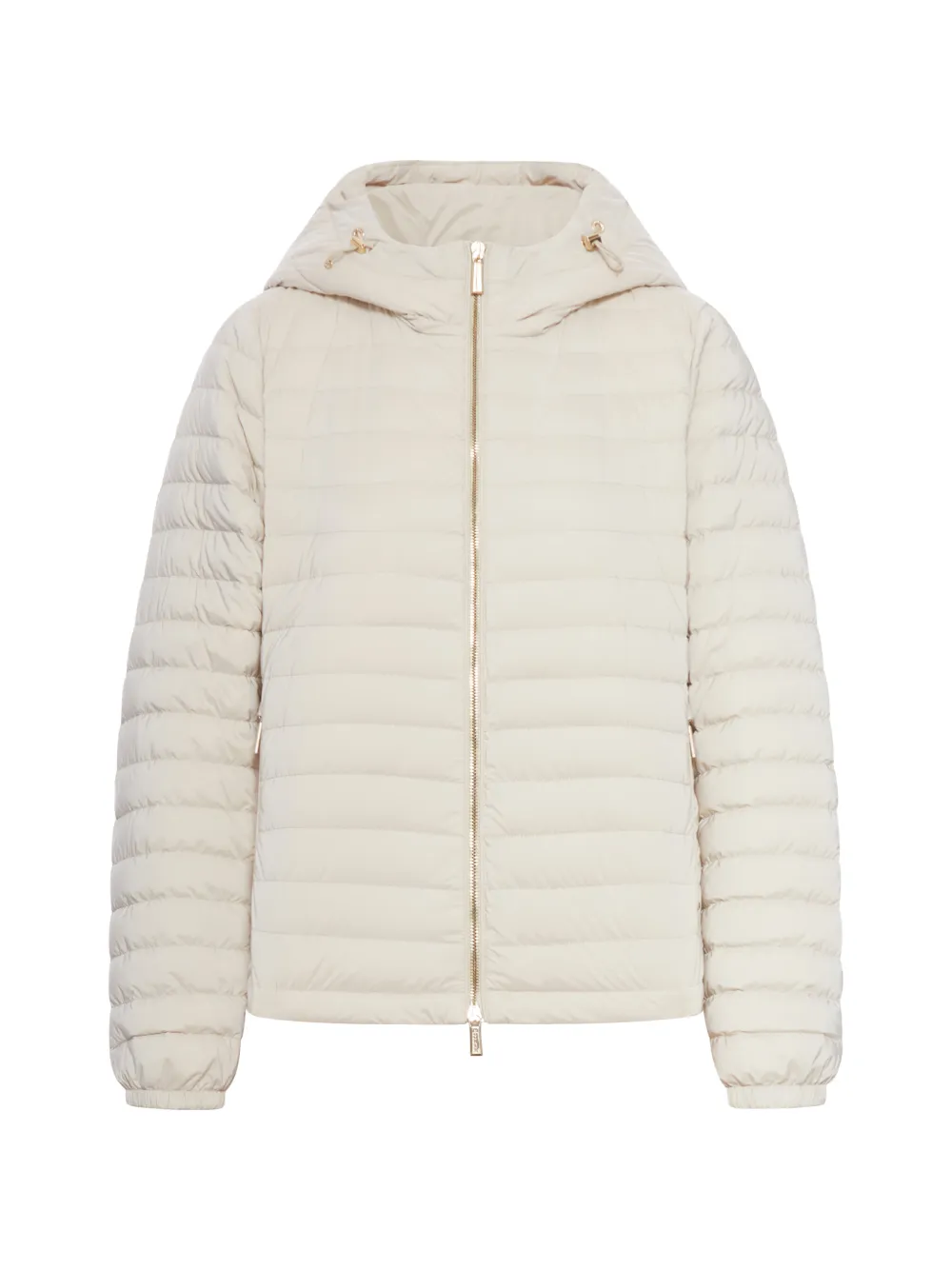 Moorer hooded quilted jacket - Toni neutri
