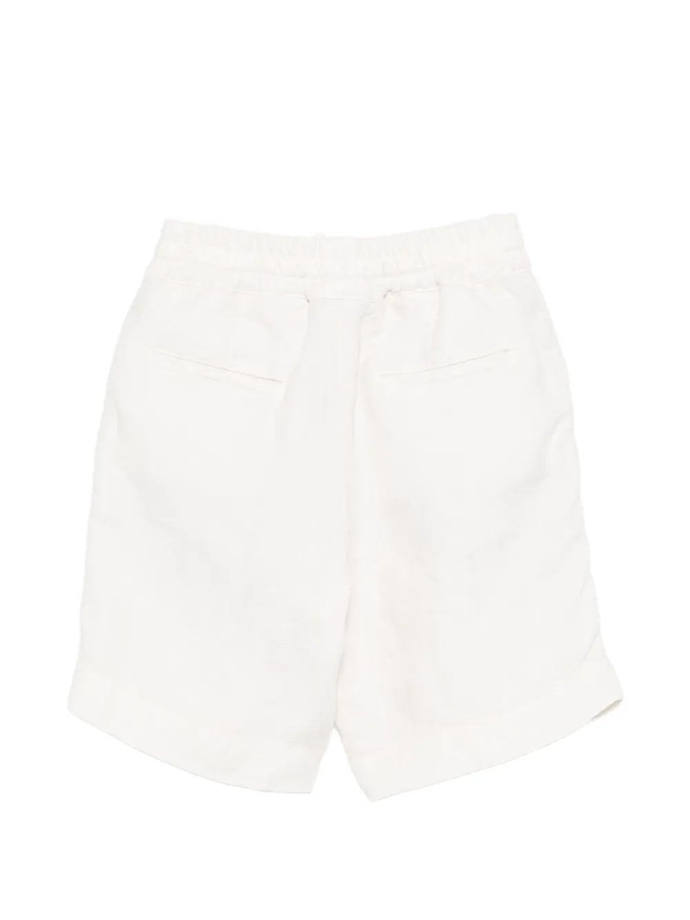  Brunello Cucinelli Kids Drawstring Elasticated Shorts - Neutrals 