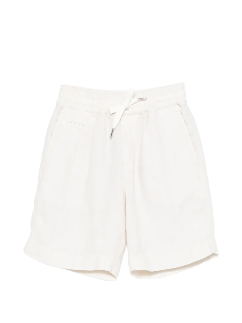 Brunello Cucinelli Kids drawstring elasticated shorts - Toni neutri
