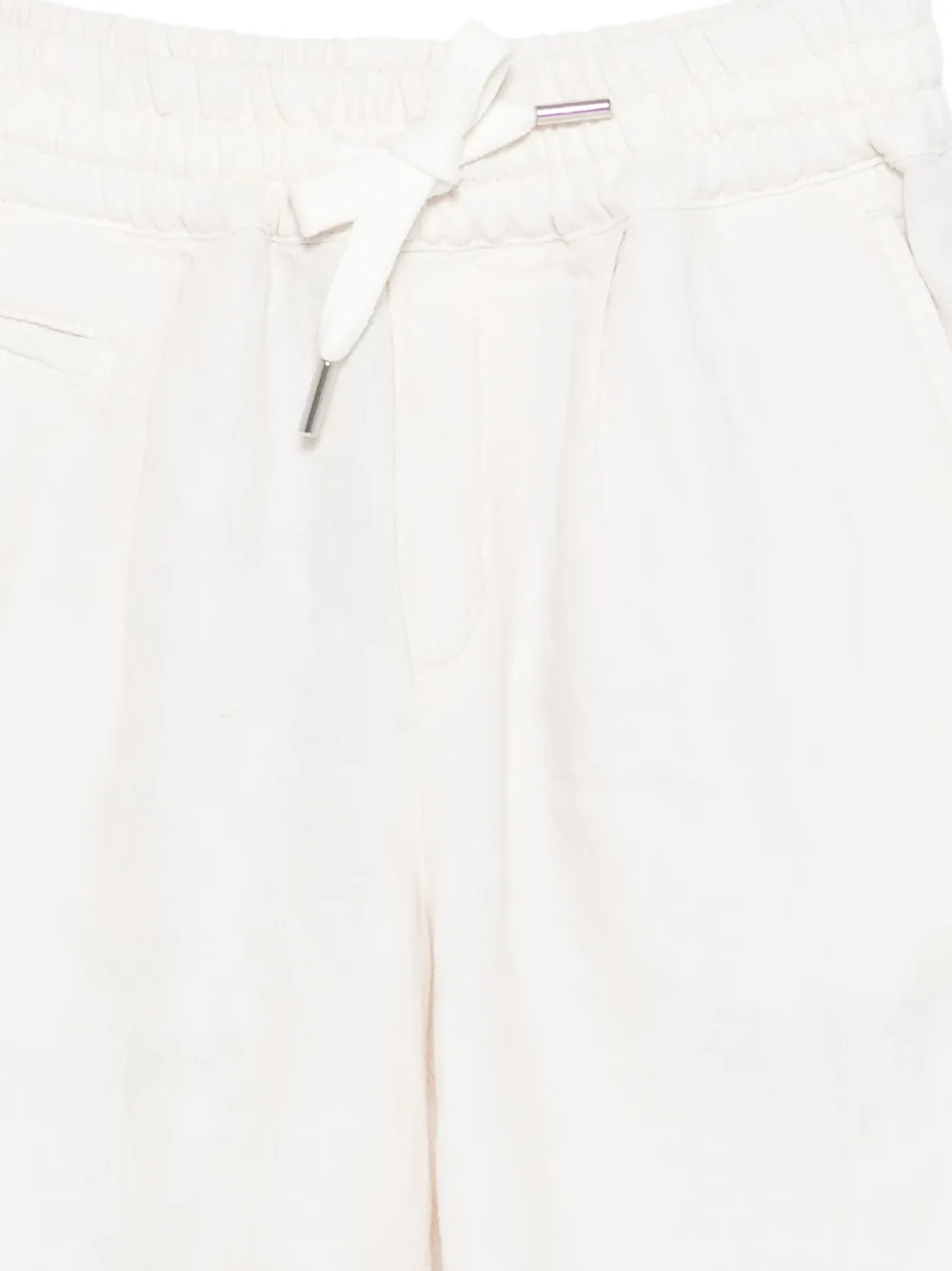  Brunello Cucinelli Kids Drawstring Elasticated Shorts - Neutrals 