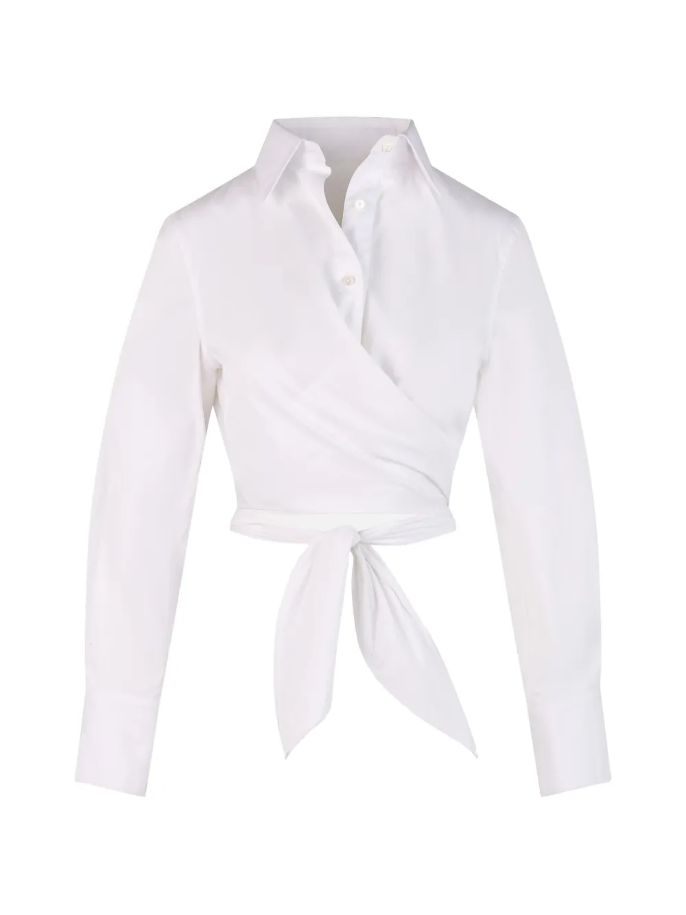 Monse Camicia crop a portafoglio - Bianco