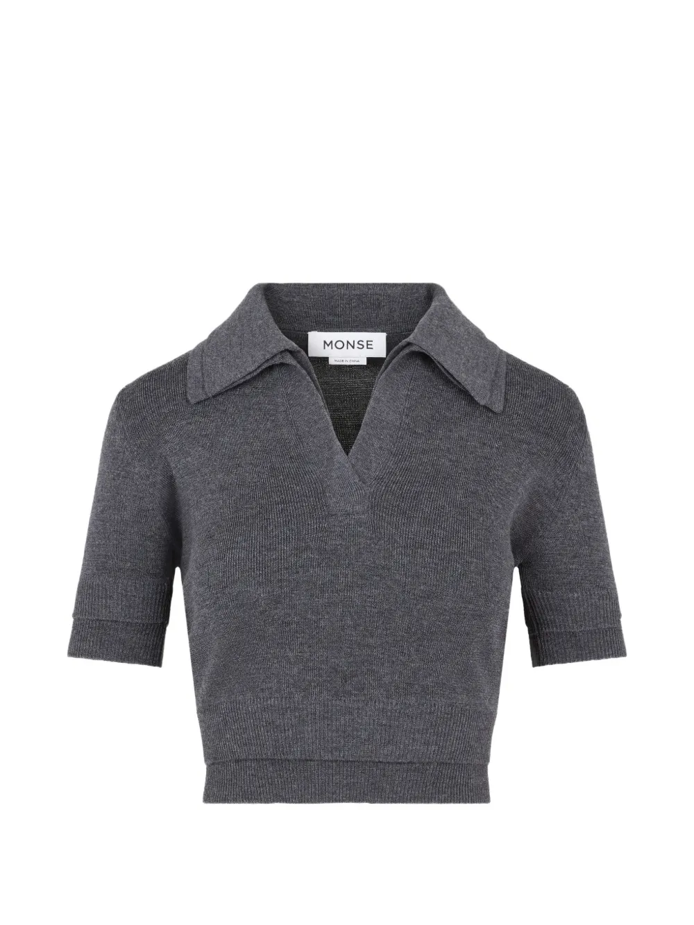 Monse Pullover im Layering-Look - Grau