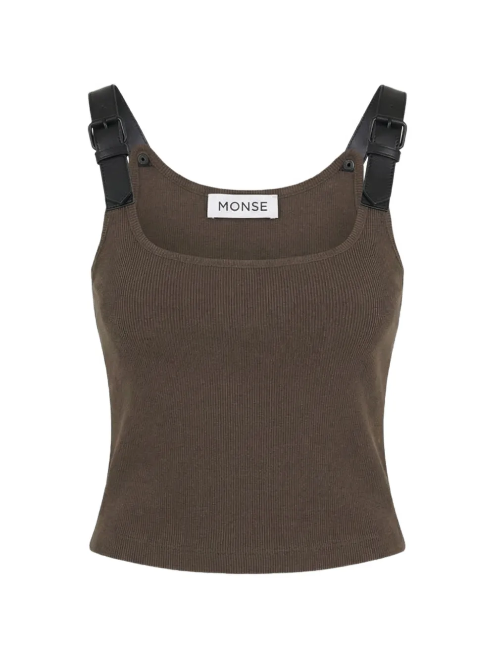 Monse Top in pelle - Marrone