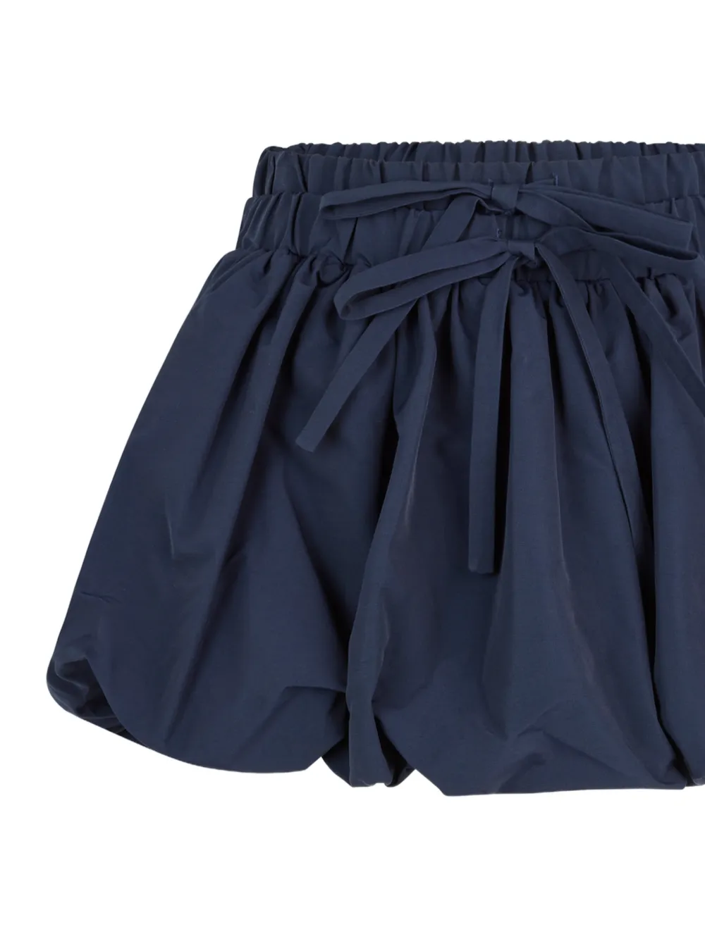 Monse Ballonrok met ruches Blauw