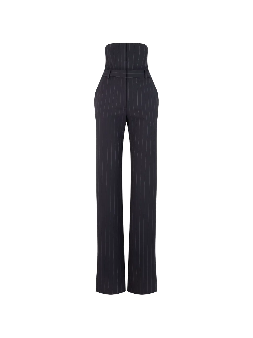 Monse Pantaloni sartoriali con dettaglio in stile corsetto - Blu