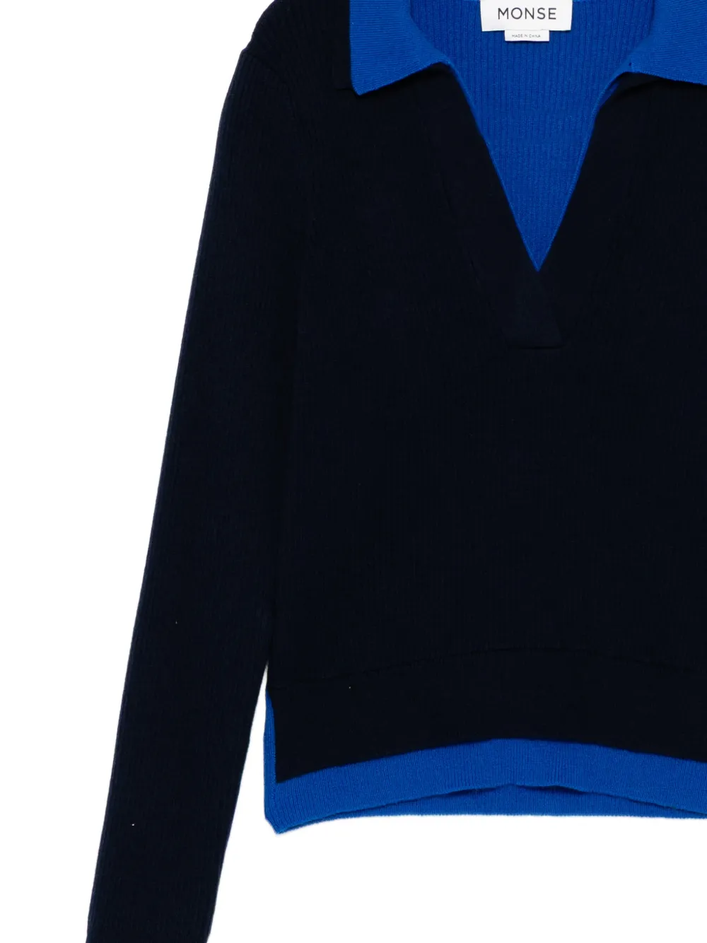  Monse Double Layer Knitted Jumper - Black 