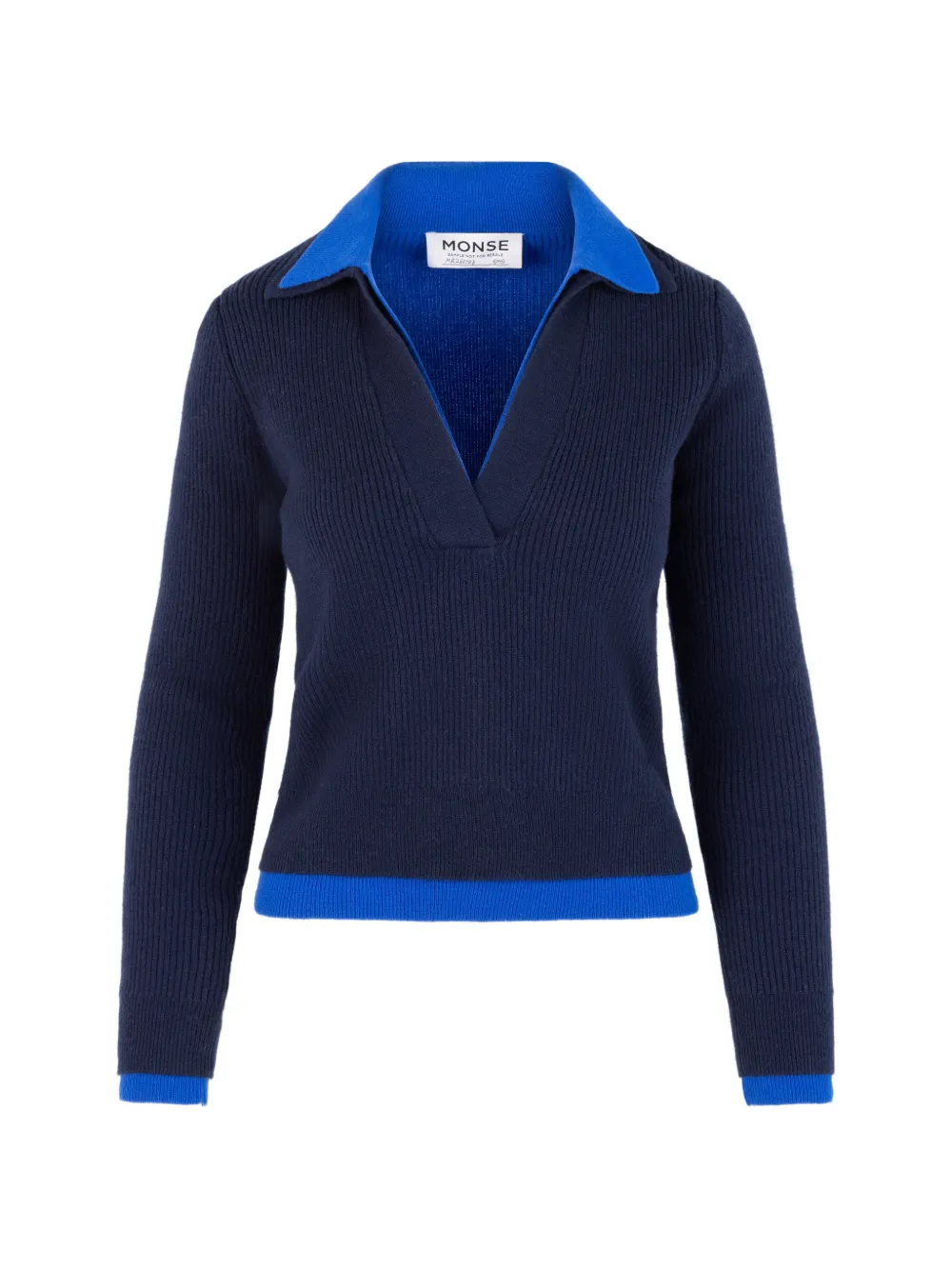 Monse Pullover im Layering-Look - Schwarz