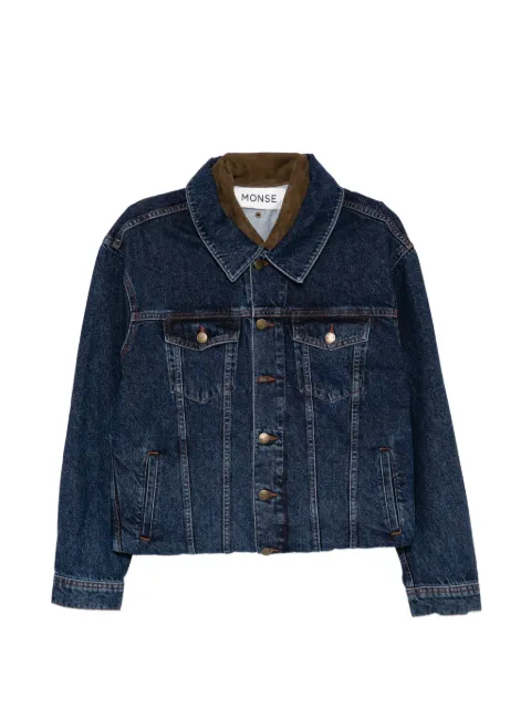Monse double layer denim jacket