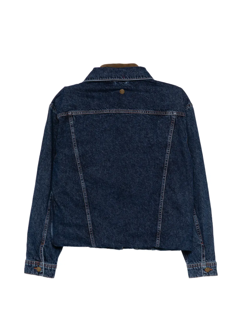  Monse Double Layer Denim Jacket - Blue 