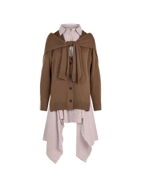 Monse vestido camisero tejido