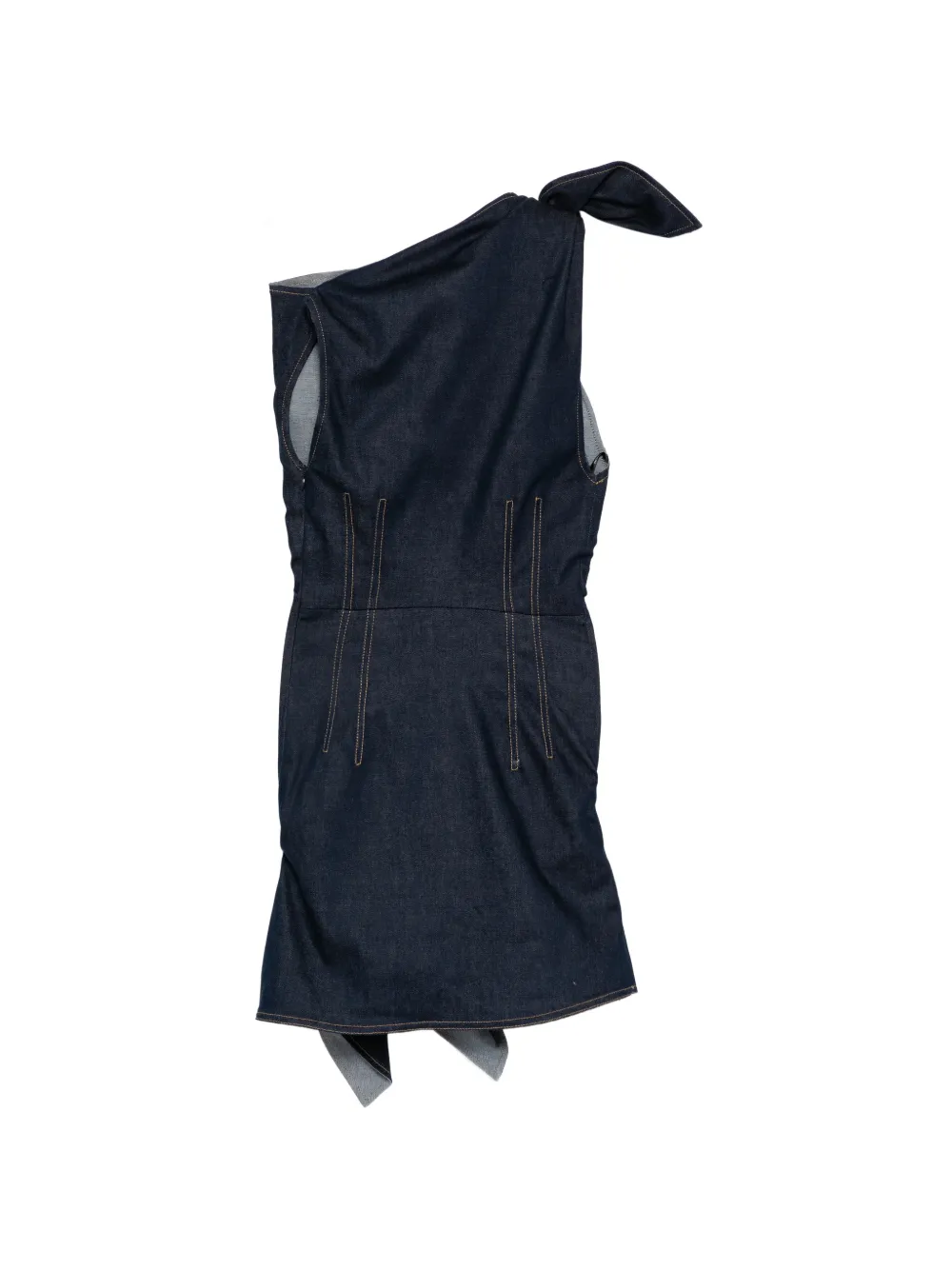  Monse Bow-tie Mini Dress - Blue 