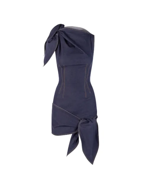 Monse vestido corto sin mangas con moño