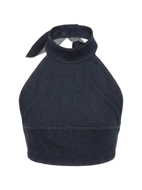 Monse bow-tie halter bustier