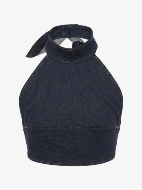 Monse bow-tie halter bustier