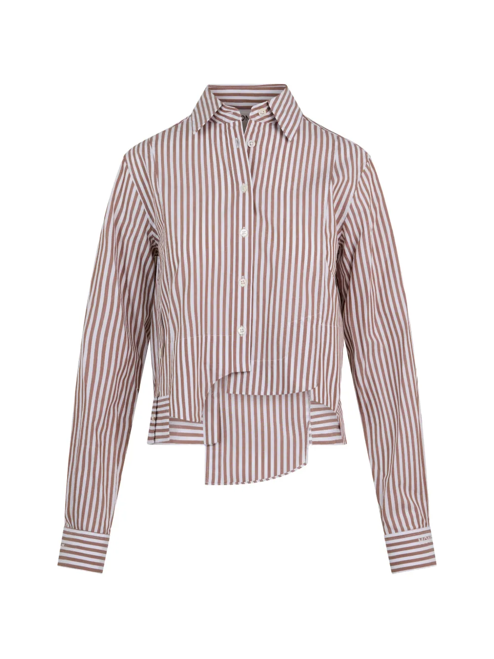 Monse Camicia destrutturata crop - Marrone