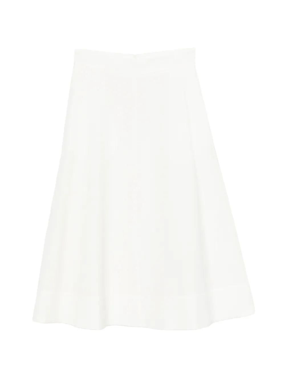 P.a.r.o.s.h A-line Midi Skirt In White