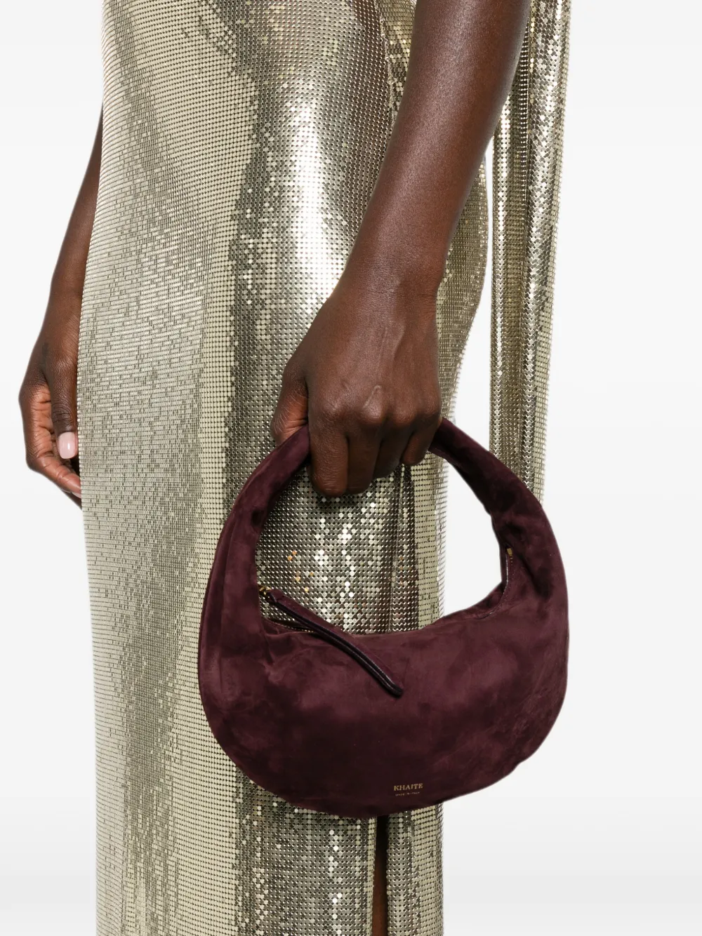 KHAITE Olivia mini-tas Rood