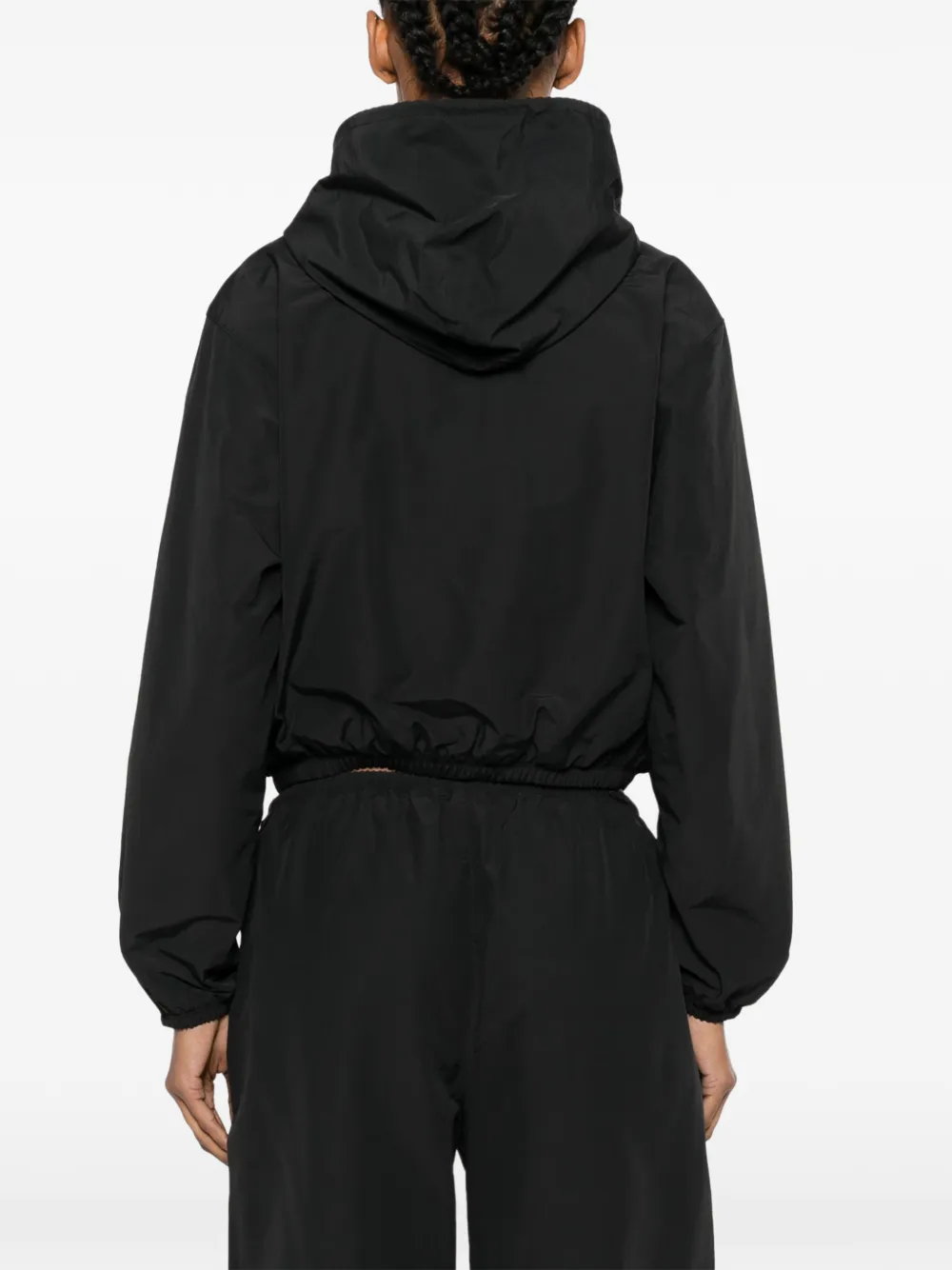 Alexander Wang Jack met trekkoord en kristallen Zwart
