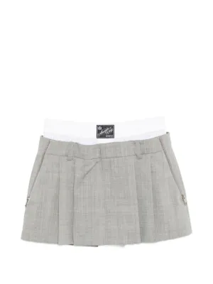Malbon Golf Baseline テニススカート | ホワイト | FARFETCH JP