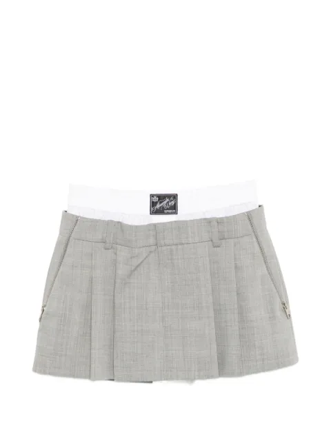 Alexander Wang minifalda con cinturilla a capas