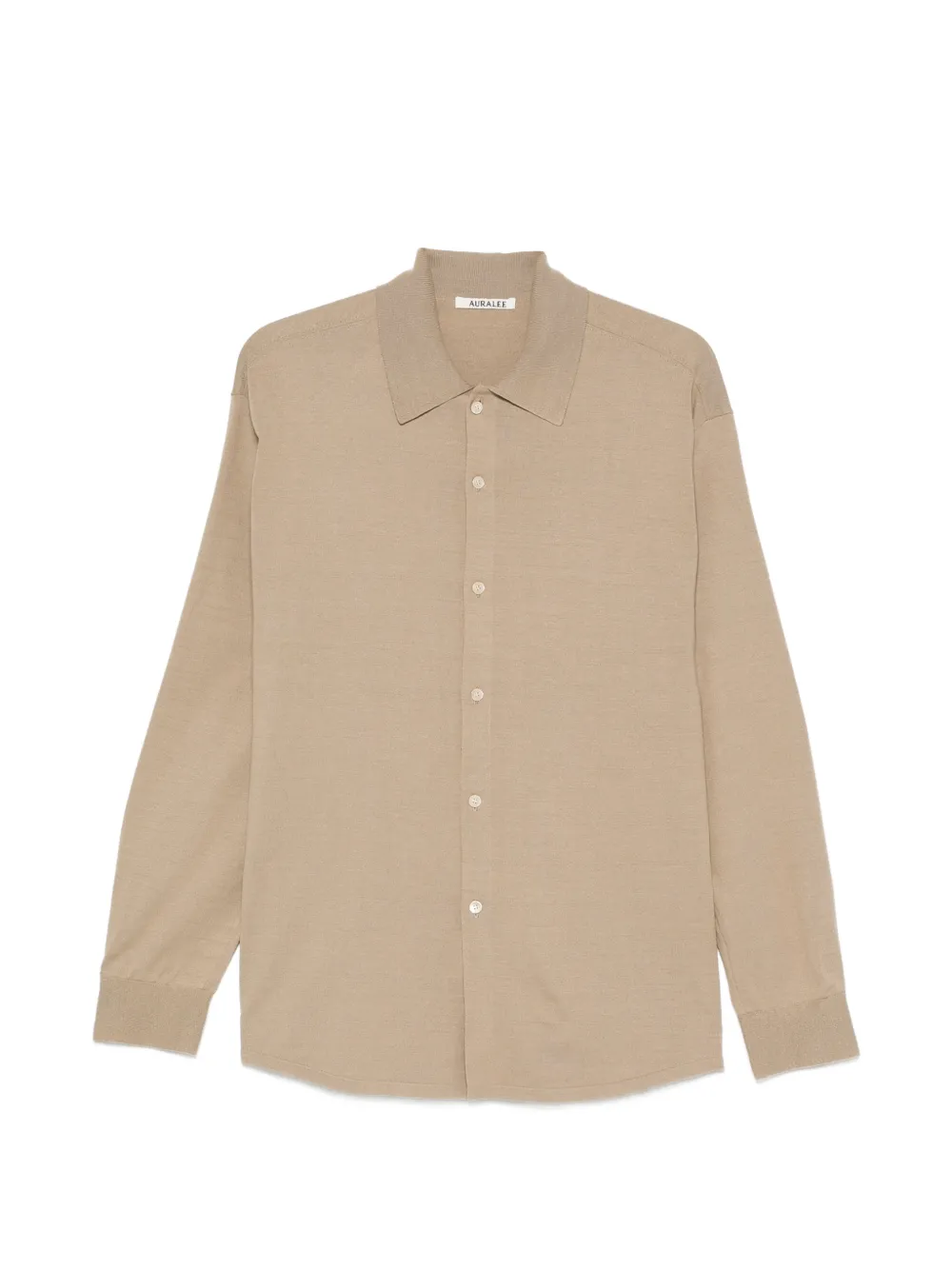 Auralee Tussah high-gauge silk cardigan - Toni neutri