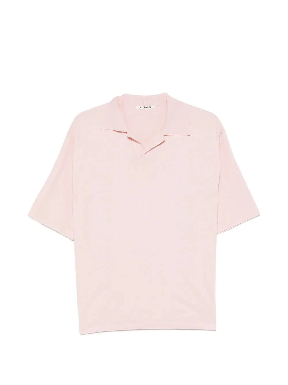 Auralee Tussah high-gauge silk T-shirt - Rosa